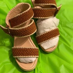 Justfab “Aster” wedge Sandals